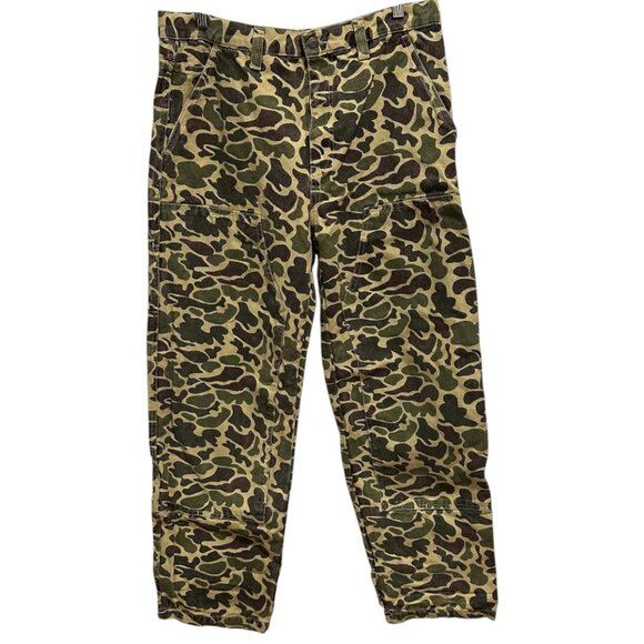Stüssy 100% Cotton Camo Workgear Cargo Style Pants - Size 32 - Picture 1 of 16